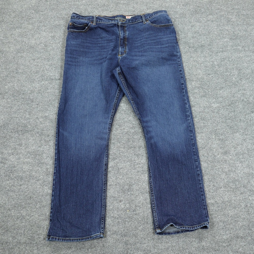Wrangler Jeans Mens 40x30 Blue Straight Leg Comfort Stretch Denim Medium Wash‎